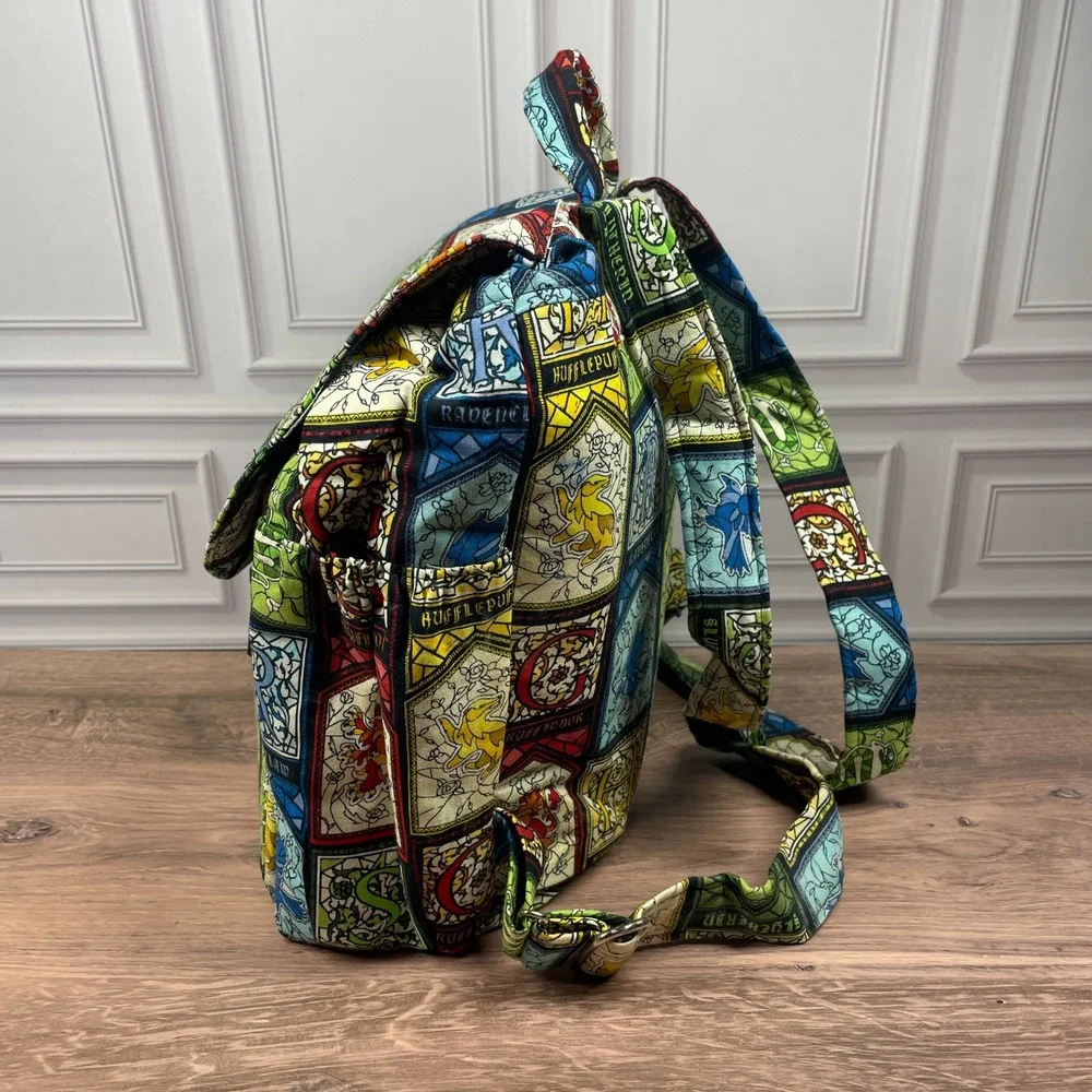 Lara Howe Designs Handmade Harry Potter Hogwarts Backpack with Gryffinoor Patch
